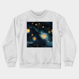 Van Gogh Starry Night Outer Space Pattern 4 Crewneck Sweatshirt